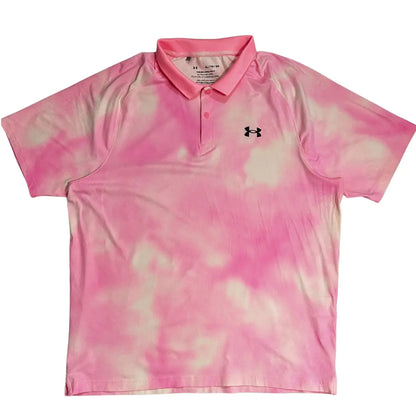 Under Armour ISO-CHILL Pink Polo Shirt – Original Performance Wear
