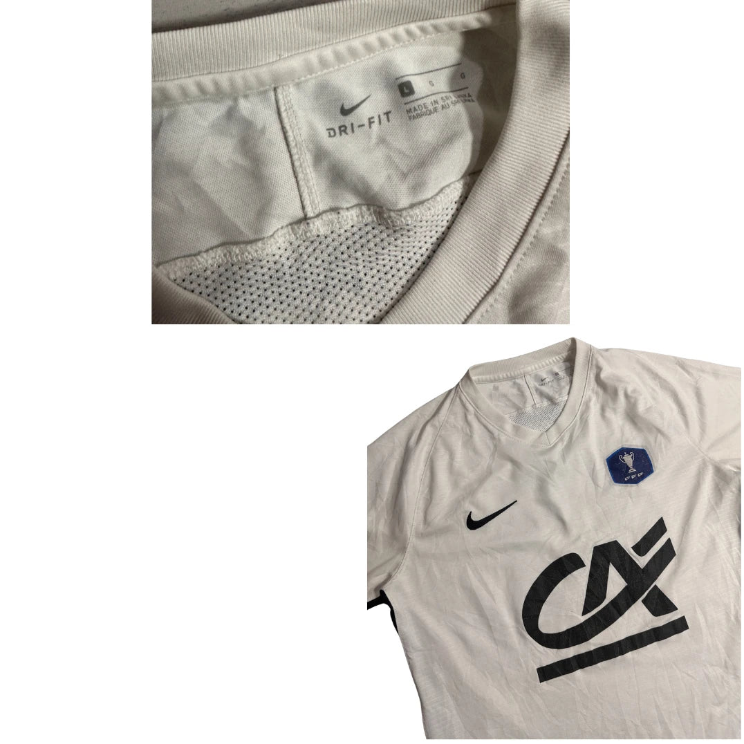 Nike France Football Training Jersey White Number 15 Size L ⚽🇫🇷