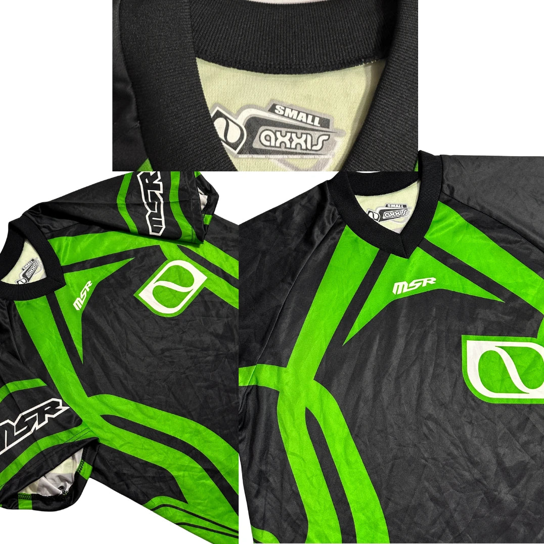 MSR Black Green MSR Sports Jersey  🖤💚🏍️