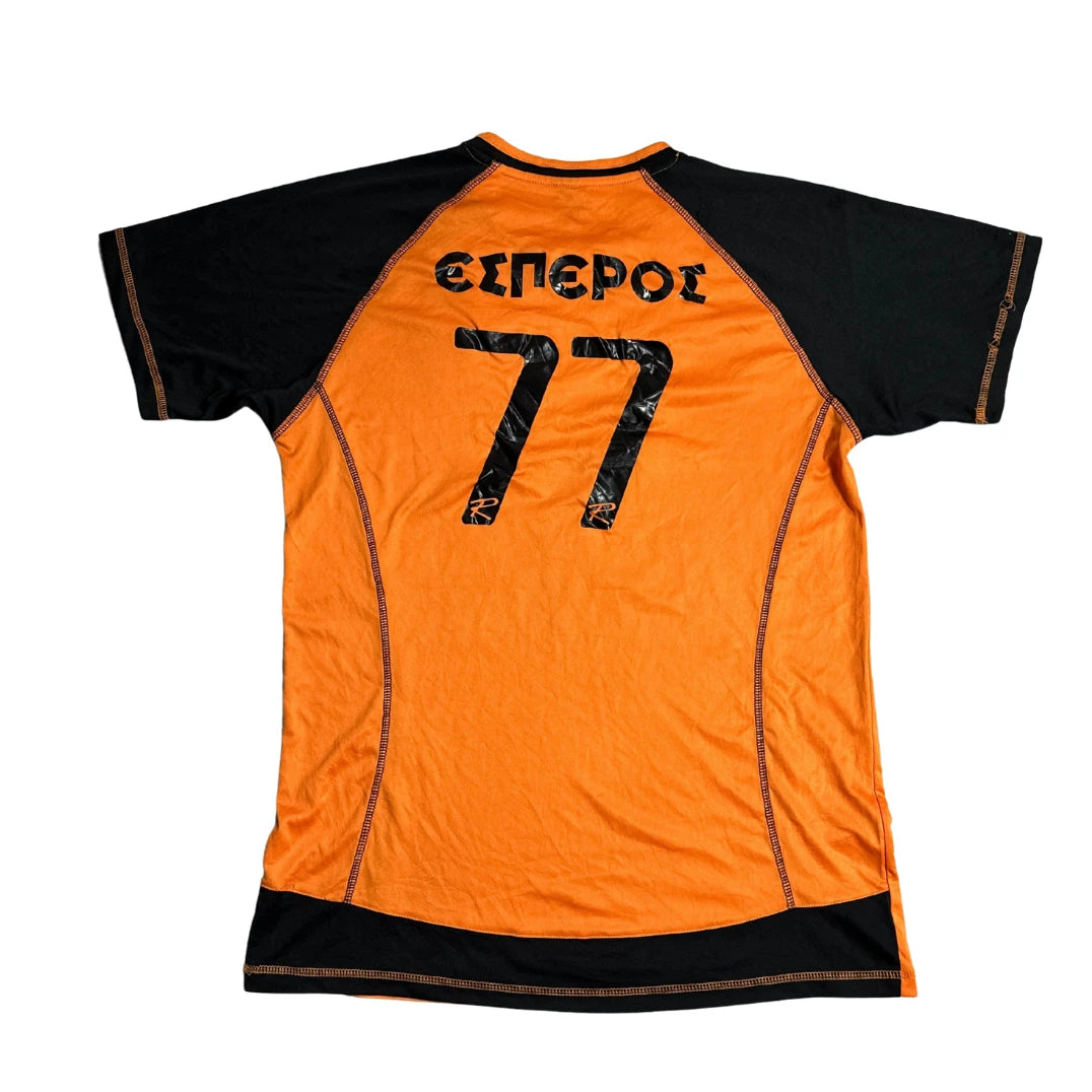Royal Teamwear Football Jersey Number 77 – Bold Training Edition ⚽🧡