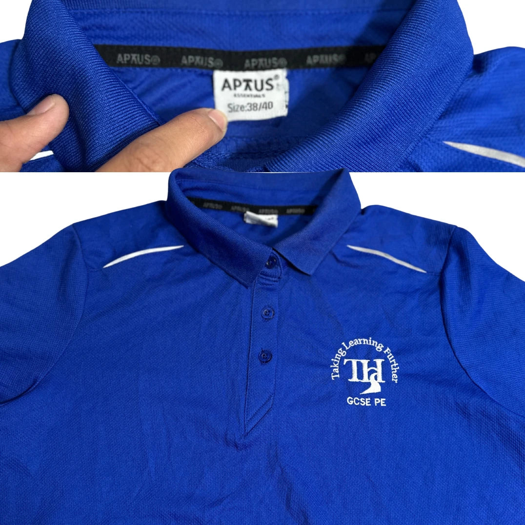 Aptus School Sports Polo Shirt – GCSE PE Edition 🔵🎽