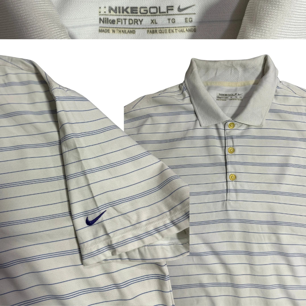 Nike Golf Dri-FIT Striped Performance Polo Shirt 👕⛳