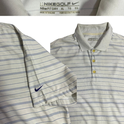 Nike Golf Dri-FIT Striped Performance Polo Shirt 👕⛳