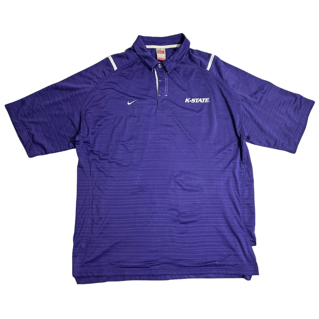 Nike Team K-State Athletic Polo Shirt 👕💜