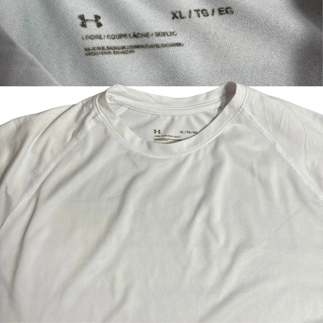 Under Armour HeatGear Lightweight Performance T Shirt ⚪💪