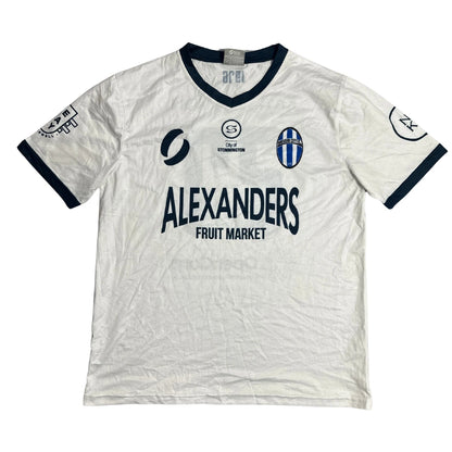 White Soccer Club Match Jersey with Printed Back Number ⚽🤍