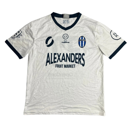 White Soccer Club Match Jersey with Printed Back Number ⚽🤍