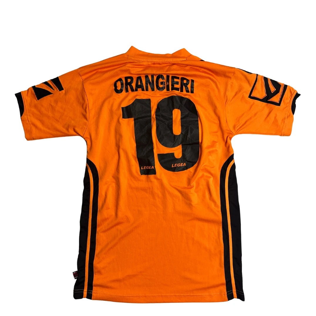 Orange Legea Football Club Match Jersey with Player Print ⚽🧡