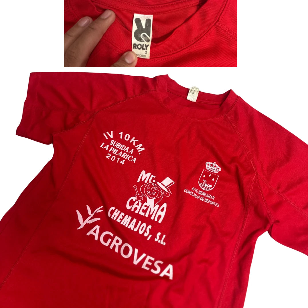 Roly IV 10KM La Pilarica 2014 Sports T-Shirt 🏃‍♂️🔥