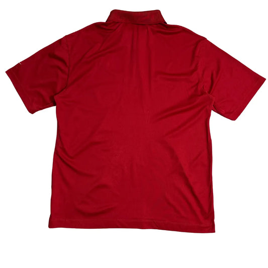 Nike Golf Red Dri Fit Honda Logo Polo Shirt