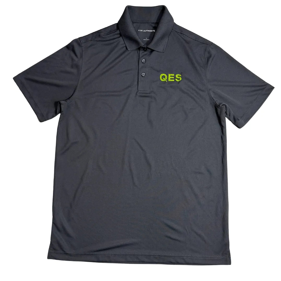 Port Authority Charcoal Grey Polo Shirt with QES Embroidery