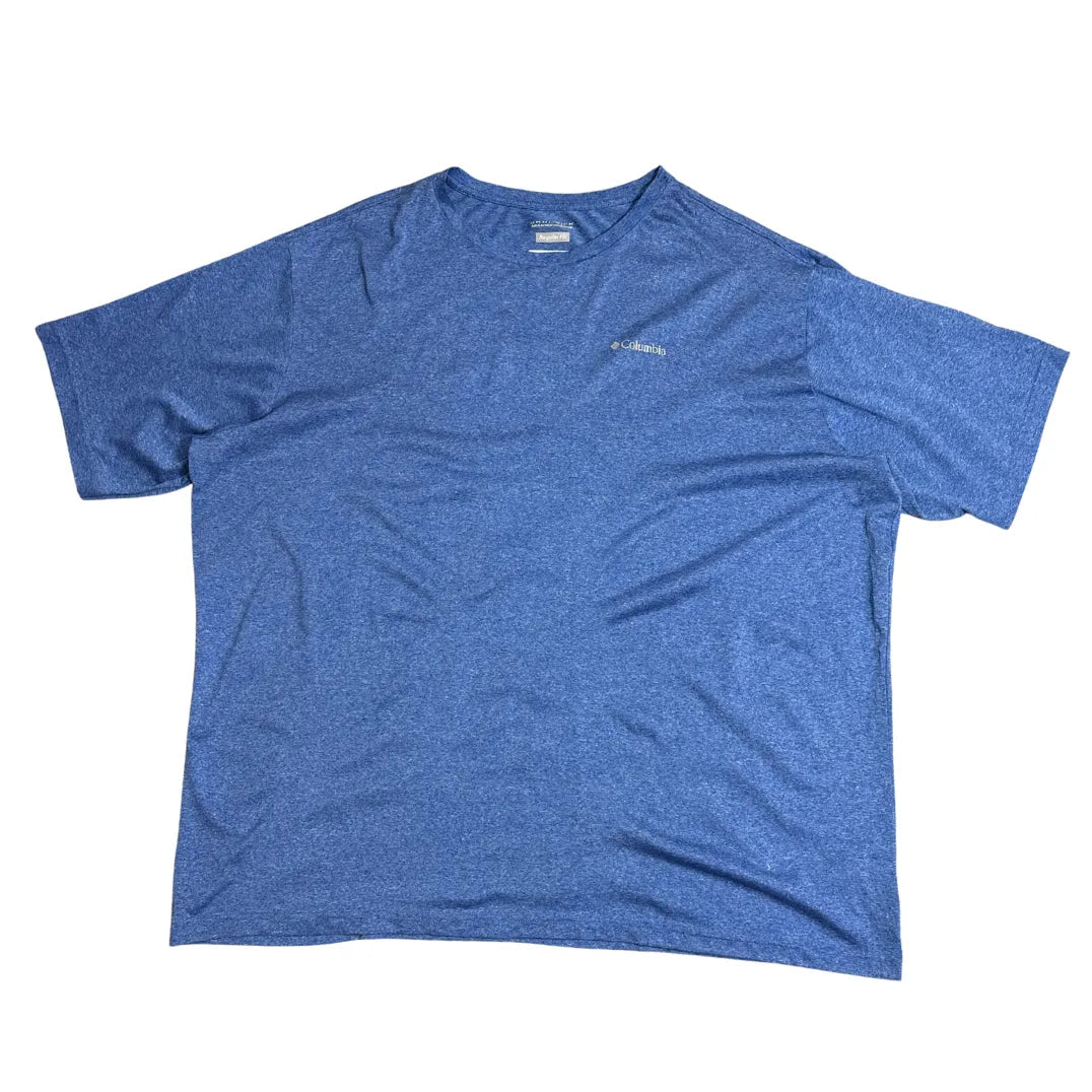 Columbia Blue Omni Wick Performance Crew Neck T Shirt 👕
