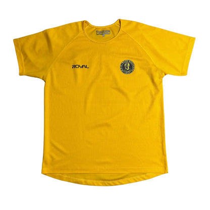 Royal Yellow Athletic Crew Neck Sports T Shirt 👕