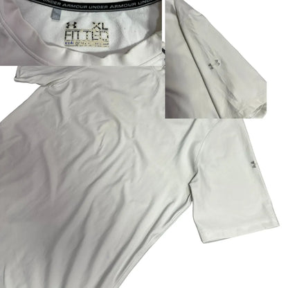 Under Armour White Performance Crew Neck T Shirt 👕