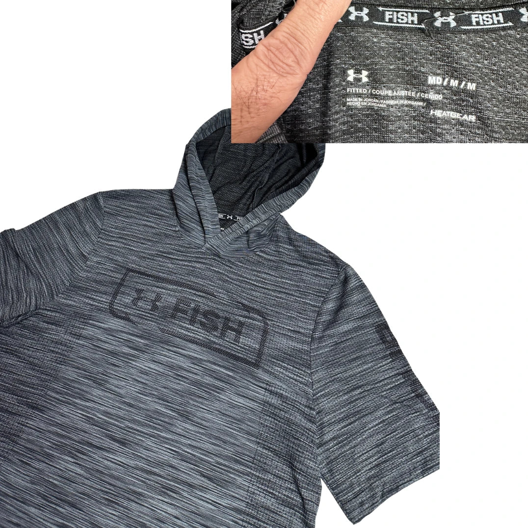 Under Armour Fish HeatGear Short Sleeve Hoodie 🎣