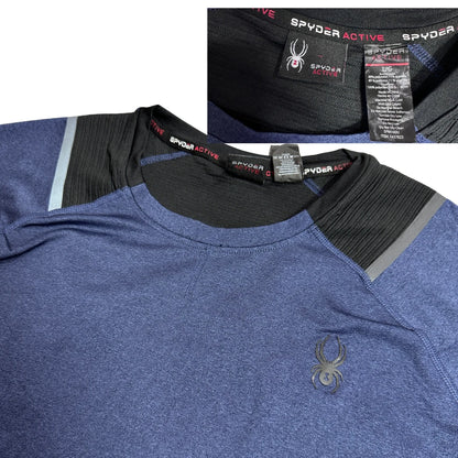 Spyder Active Performance Training T Shirt – Blue Edition 🕷️