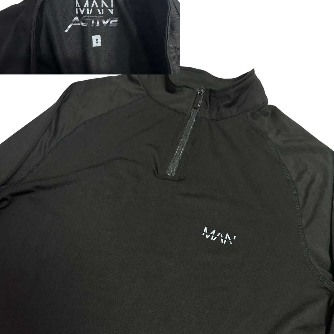 Man ® Active Quarter Zip Performance Training Top