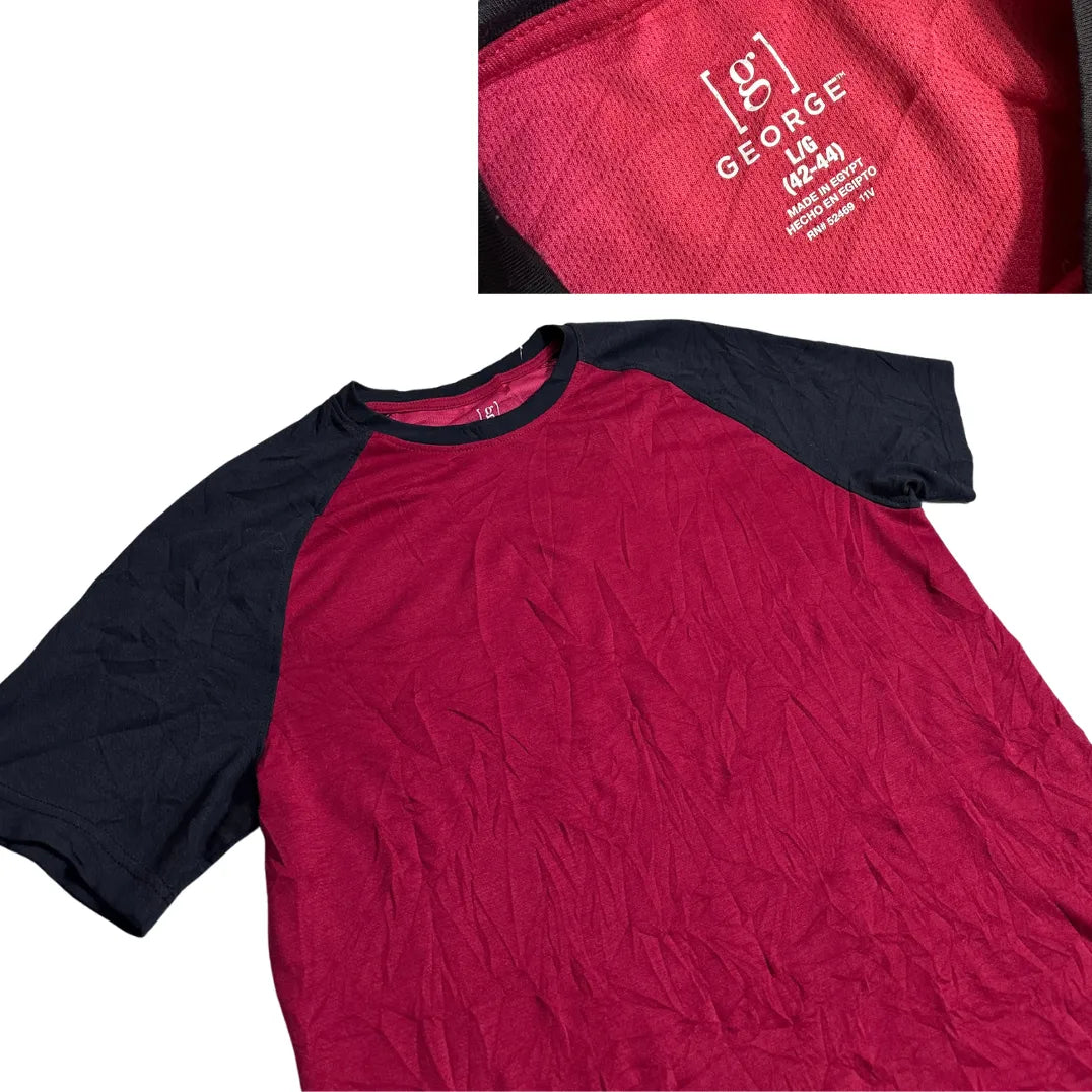 George Sport ® Color Block Raglan Active T-Shirt