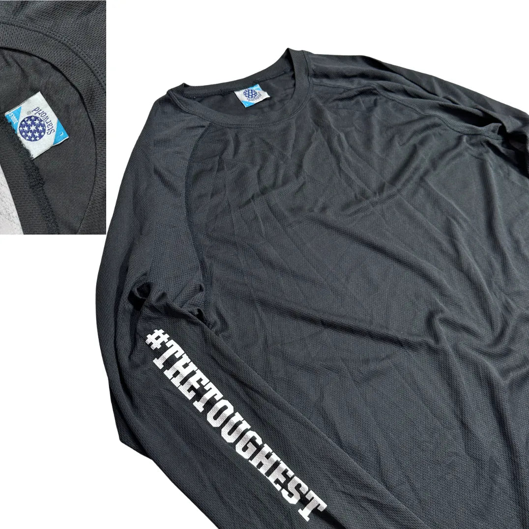 STAR WORLD ® Performance Long Sleeve Activewear T-Shirt with Sleeve Print
