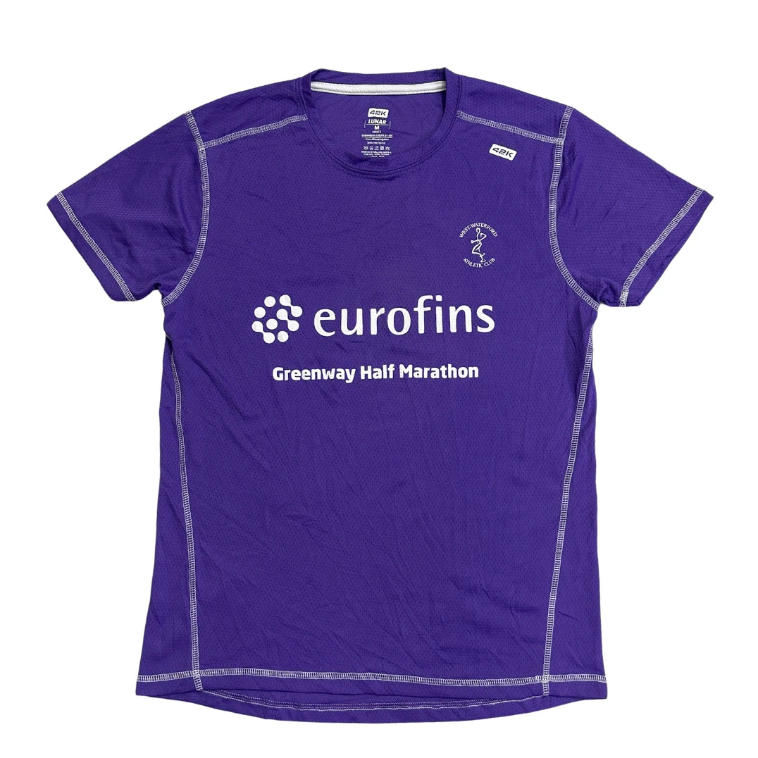 Purple Performance Running Tee – Eurofins Marathon Edition