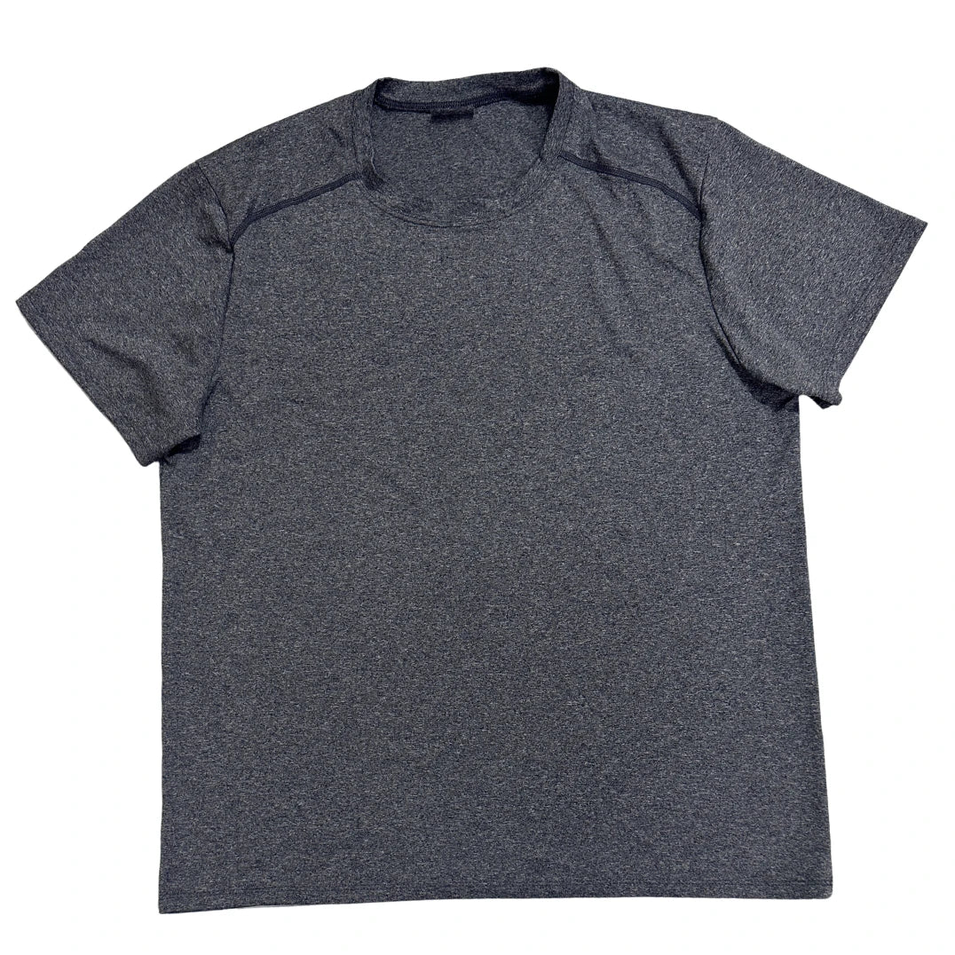 Grey Athletic Training Tee – Minimal Performance Style