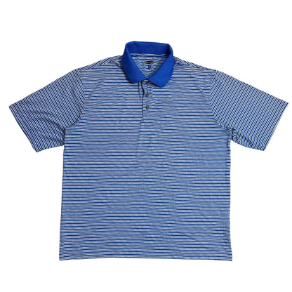 pebble beach® Blue Striped Polo Shirt – Pebble Beach Classic