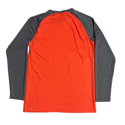 SoCool® Orange & Grey Performance Long Sleeve Tee – Active Training Wear