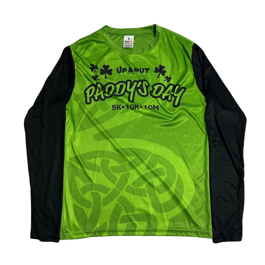Up & Out Fitness Paddy’s Day Graphic Sports Tee Green 🍀