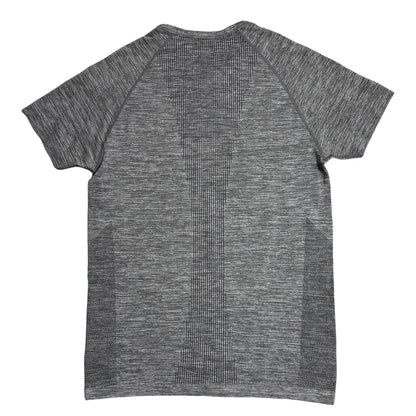 Workout® Textured Grey Seamless Sports Tee