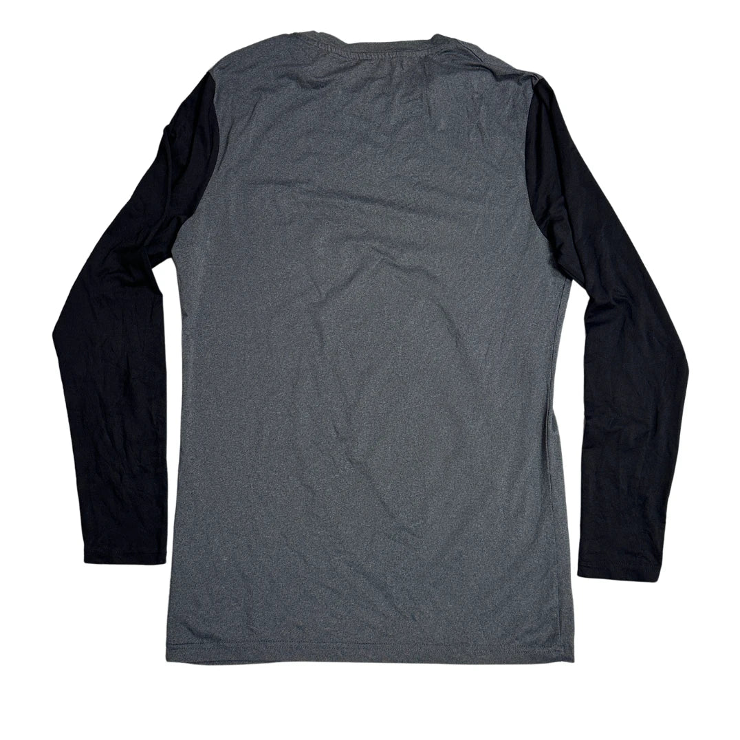 Crane® Dual Tone Grey & Black Long Sleeve Active Shirt