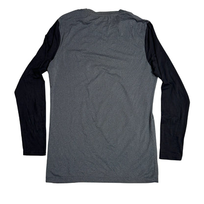 Crane® Dual Tone Grey & Black Long Sleeve Active Shirt