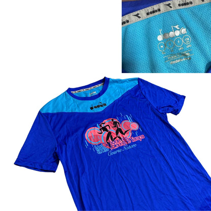 Diadora®  Blue Graphic Sports Tee
