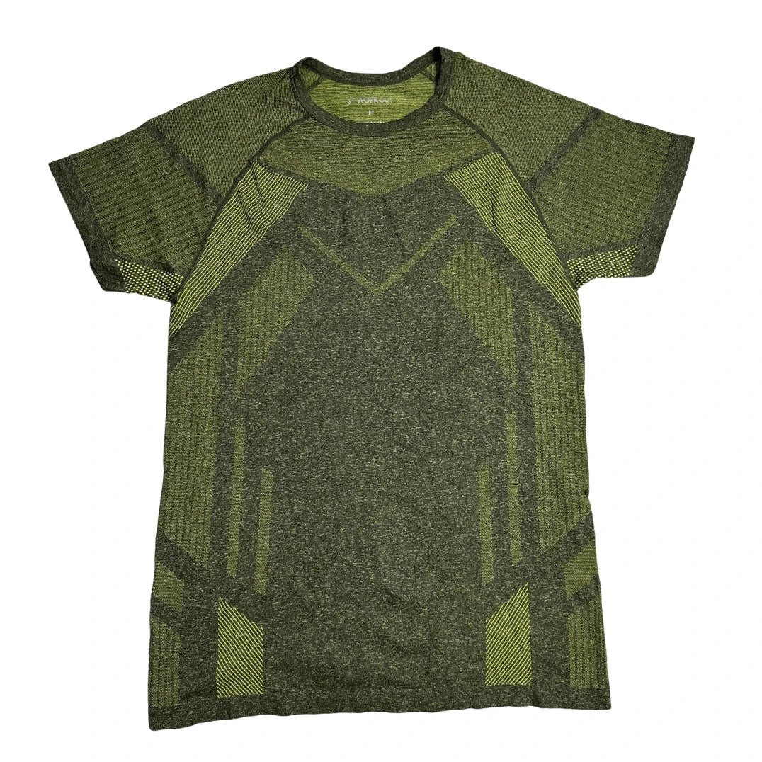 Workout® Neon Green Pattern Performance Tee