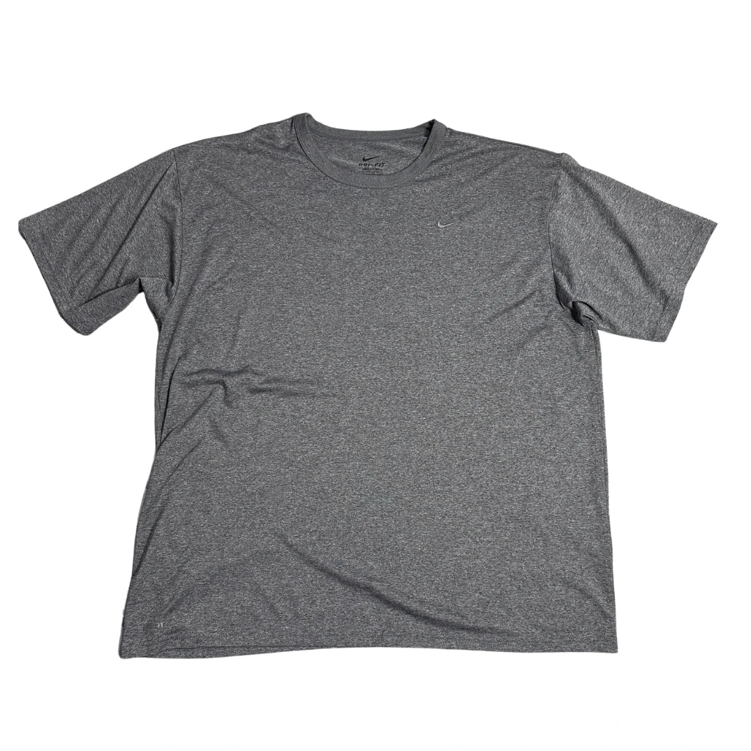 Nike®  Dri-FIT Heather Grey Performance Tee(XXL)