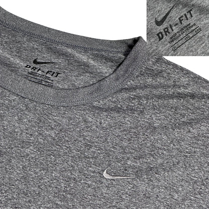 Nike®  Dri-FIT Heather Grey Performance Tee(XXL)