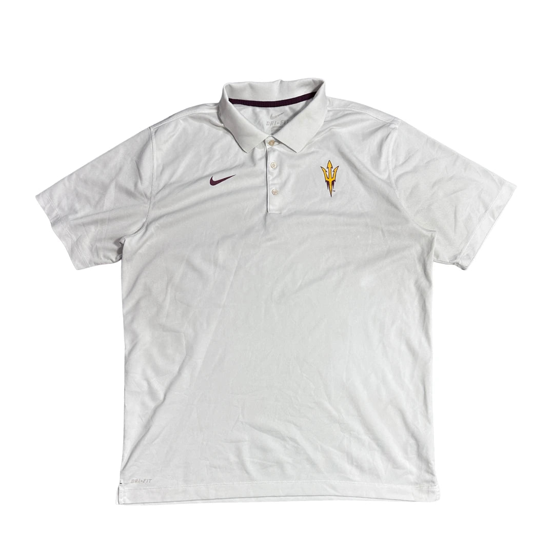 Nike Dri-FIT White Polo (Arizona State)(XXL)