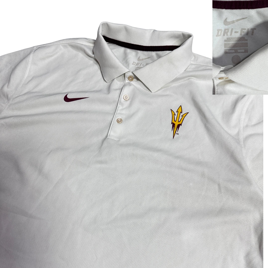 Nike Dri-FIT White Polo (Arizona State)(XXL)