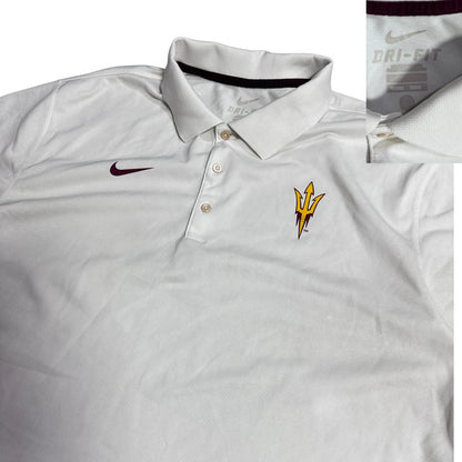 Nike Dri-FIT White Polo (Arizona State)(XXL)
