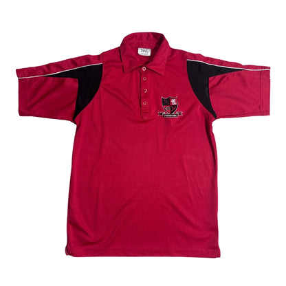 SWI Sports®  Polo Tee – Crest Performance Edition 🔴⚫