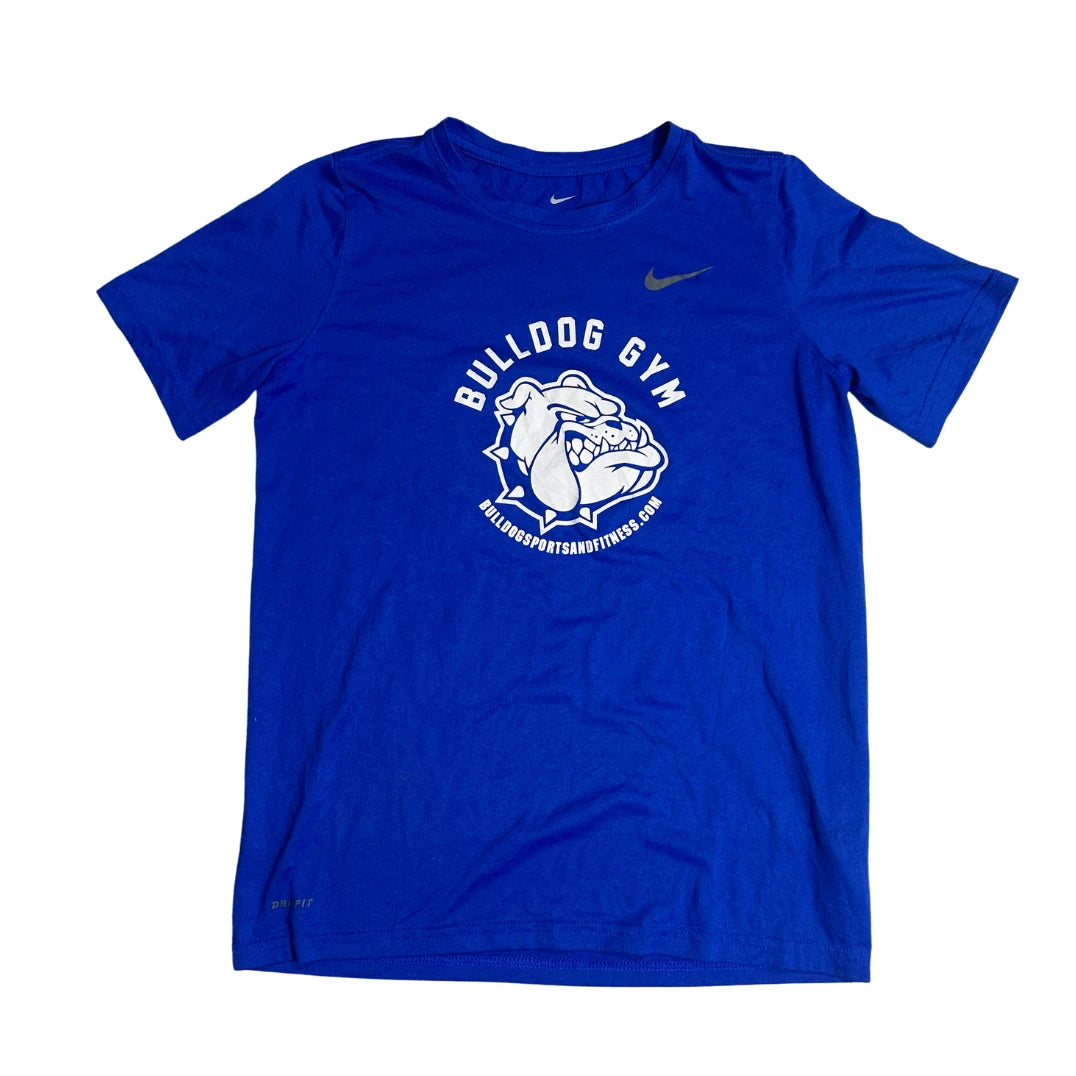 Nike® Dri-FIT Graphic Tee – Bulldog Gym Edition 🔵🐶