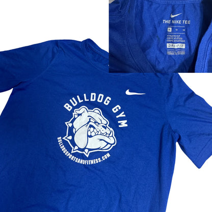 Nike® Dri-FIT Graphic Tee – Bulldog Gym Edition 🔵🐶