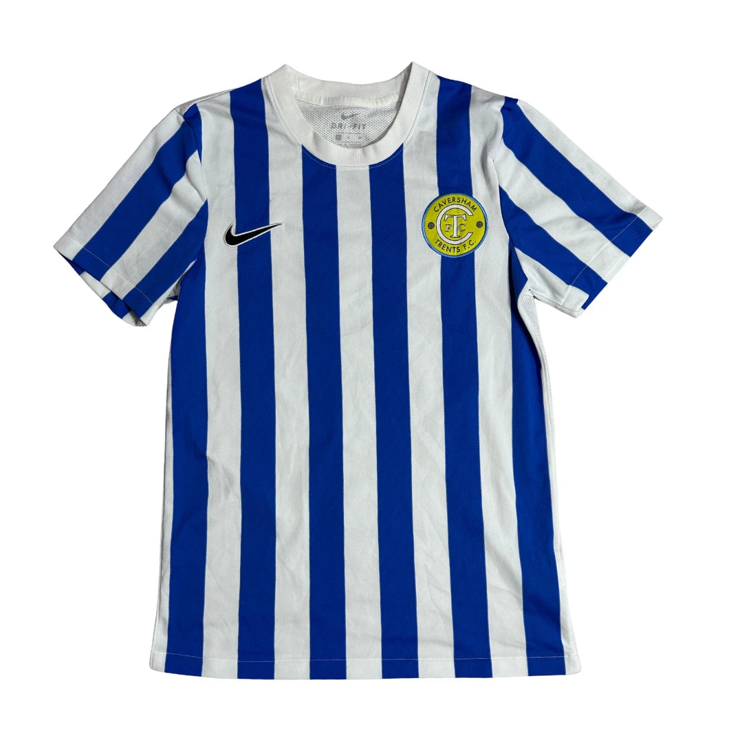 Nike® Dri-FIT Blue & White Striped Football Jersey ⚽
