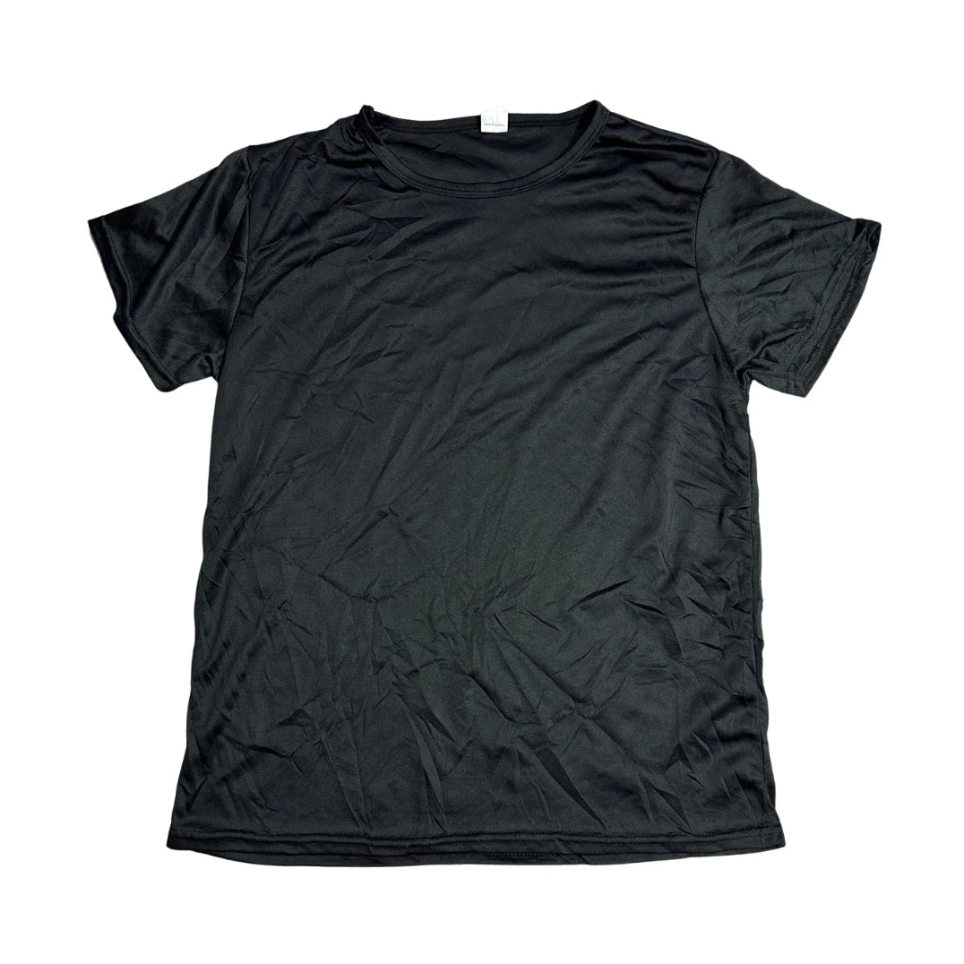 Minimal Black Performance Sports T-Shirt 🖤🏋️‍♂️