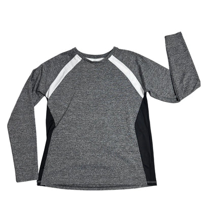 Dunnies® Performance Grey Panel Long Sleeve Sports Shirt 🏃‍♂️⚡