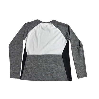 Dunnies® Performance Grey Panel Long Sleeve Sports Shirt 🏃‍♂️⚡