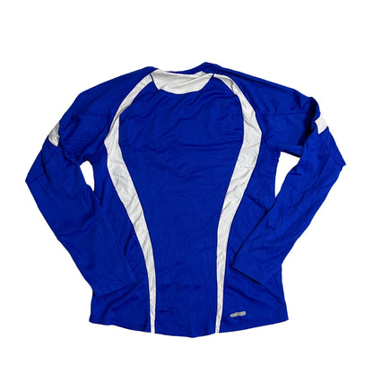 ASICS®  Blue Long Sleeve Performance Sports Tee 🔵🏃‍♂️