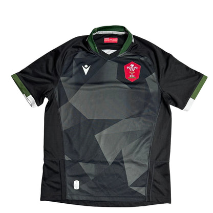 Macron®  WRU Black Performance Jersey 🏉🔥(L)