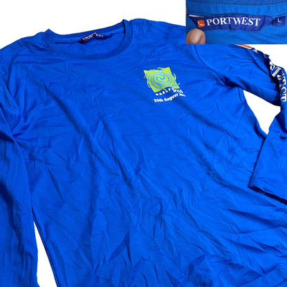 Blue Portwest Active Long Sleeve Sports Tee(L)