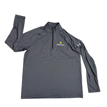 Under Armour® Striped Performance Quarter Zip Top(XL)