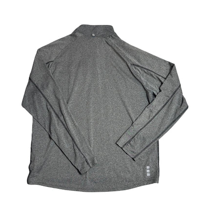 Elevate® Sport Grey Quarter Zip Training Top(L)